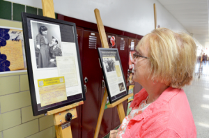 Display boards of Sala's letters were brought to MCHS through a grant from CFGC